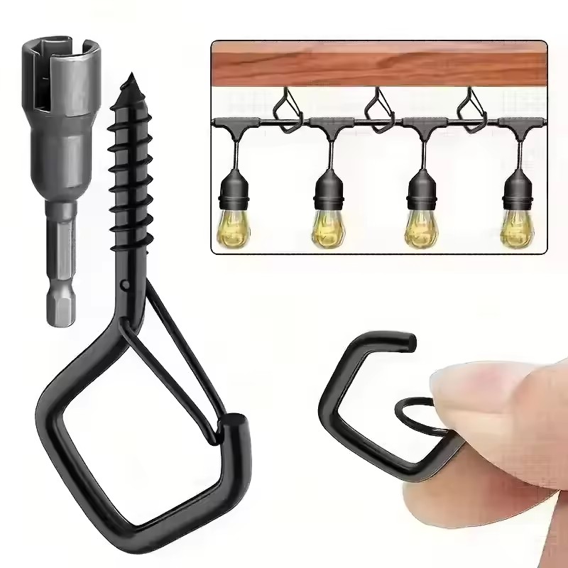 Plant Pot - 1-10Pcs Square Snap Safety Hooks Multiple