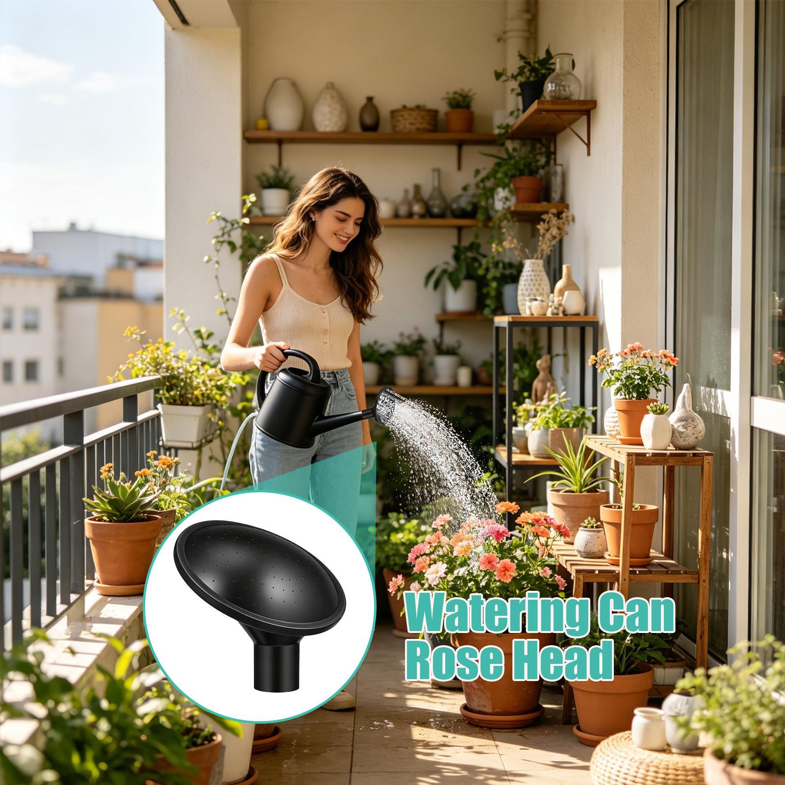 Watering Can - 2Pcs Black 2.3cm Inner Diameter Watering