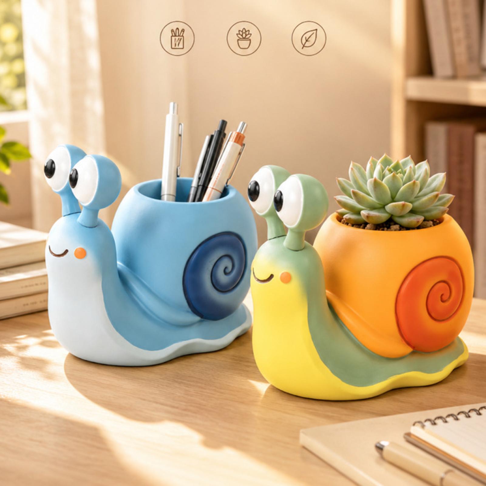 Snail Shape Flower Pot Snail f - огляд і ціна Indoor Herb Garden