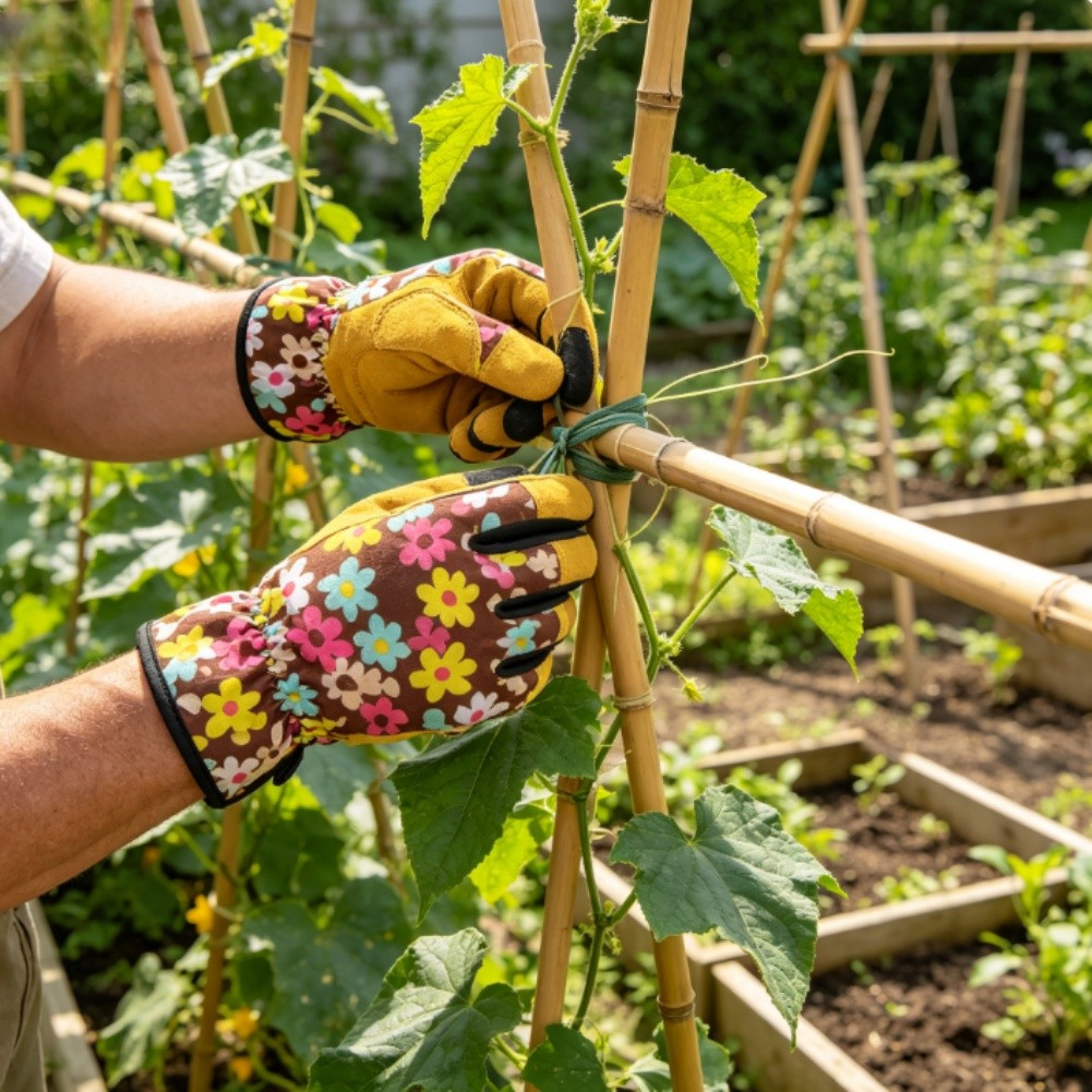 For Safe Pruning Fingerless Ga - огляд і ціна Garden Gloves