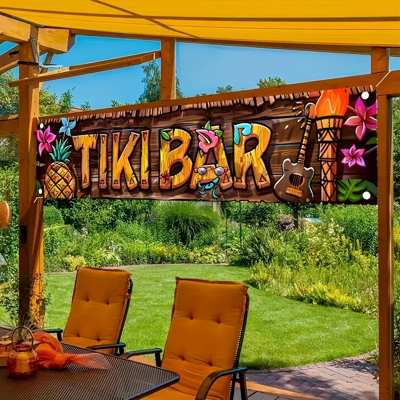 Tiki Bar Banner Tropical Hawai - огляд і ціна Indoor Herb Garden